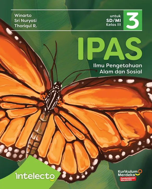 Sampul Ilmu Pengetahuan Alam dan Sosial (IPAS) untuk SD/MI Kelas III - Intelecto Erlangga