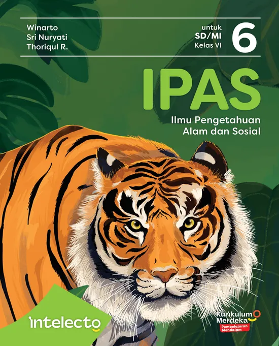 Sampul Buku IPAS Kelas 6 Intelecto