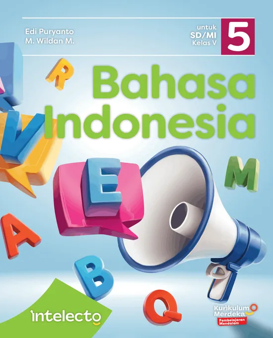 Sampul Buku Bahasa Indonesia Kelas 5 Intelecto
